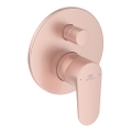 Immagine di Ideal Standard CERAFINE O miscelatore monocomando ad incasso per vasca/doccia, con deviatore, corpo incasso incluso, colore rosè A7193RO