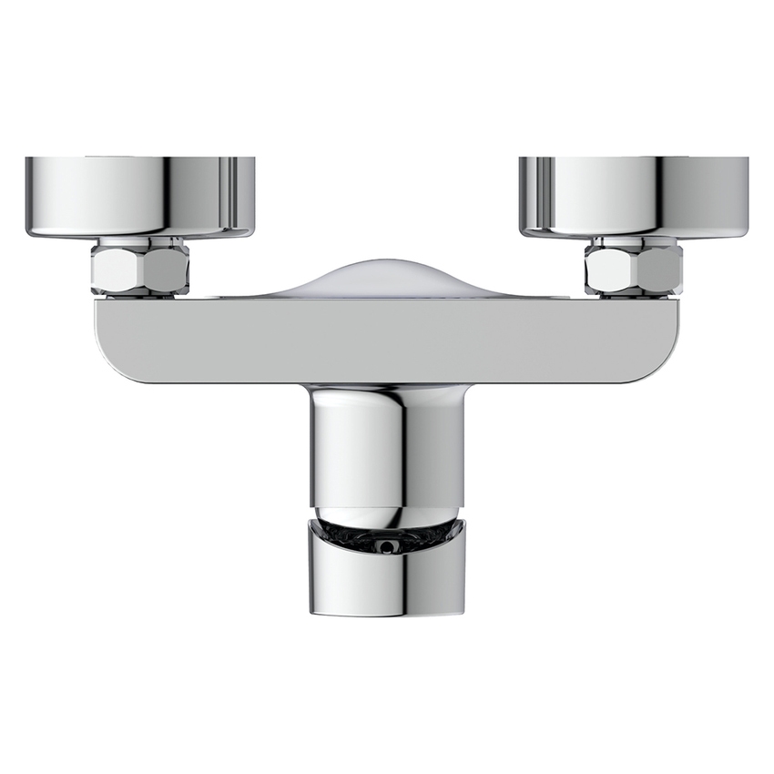 Immagine di Ideal Standard CERAFINE O miscelatore monocomando esterno per doccia, con limitatore della temperatura, valvola di ritegno e attacco per flessibile, finitura cromo BC499AA