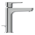 Immagine di Ideal Standard CERAFINE O miscelatore monocomando per lavabo H.18 cm, con asta di comando e scarico piletta da 1-1/4”, con sistema BlueStart, finitura cromo BC702AA