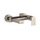 Gessi VIA MANZONI miscelatore esterno vasca con deviatore automatico bagno/doccia, finitura finox brushed nickel 38613#149