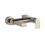 Immagine di Gessi VIA MANZONI miscelatore esterno vasca con deviatore automatico bagno/doccia, finitura finox brushed nickel 38613#149
