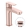 Ideal Standard CERAFINE O miscelatore monocomando H.18 cm per lavabo, scarico piletta Click-Clack, finitura rosè BD131RO