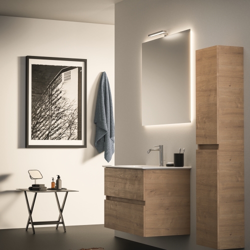 Immagine di Ideal Standard CERALINE miscelatore monocomando H.19 cm per lavabo, con asta di comando e scarico piletta da 1-1/4", finitura cromo BD847AA