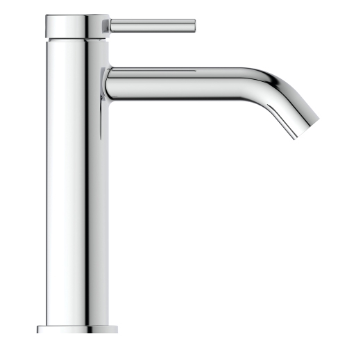 Immagine di Ideal Standard CERALINE miscelatore monocomando H.19 cm per lavabo, con piletta Click-Clack, con sistema BlueStart, finitura cromo BD959AA
