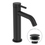 Immagine di Ideal Standard CERALINE miscelatore monocomando H.19 cm per lavabo, con piletta Click-Clack, con sistema BlueStart, colore nero finitura opaco BD959XG