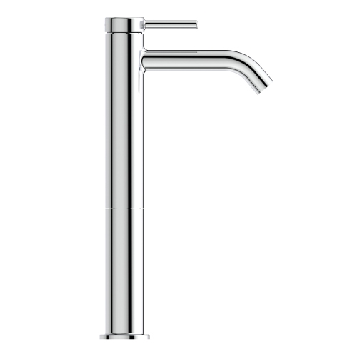 Immagine di Ideal Standard CERALINE miscelatore monocomando H.31 cm per lavabo, senza asta di comando e scarico piletta, con sistema BlueStart, finitura cromo BD762AA