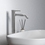 Immagine di Ideal Standard CERALINE miscelatore monocomando H.31 cm per lavabo, senza asta di comando e scarico piletta, con sistema BlueStart, finitura cromo BD762AA