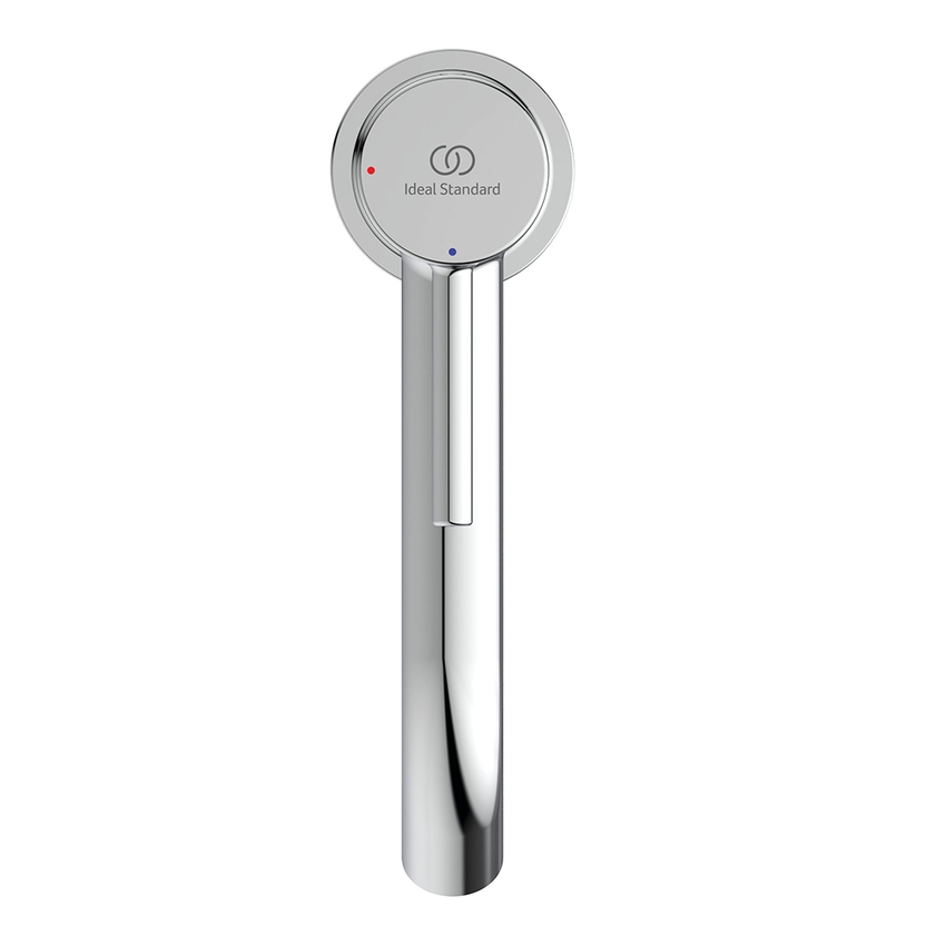 Immagine di Ideal Standard CERALINE miscelatore monocomando H.31 cm per lavabo, con piletta Click-Clack, con sistema BlueStart, finitura cromo BD960AA