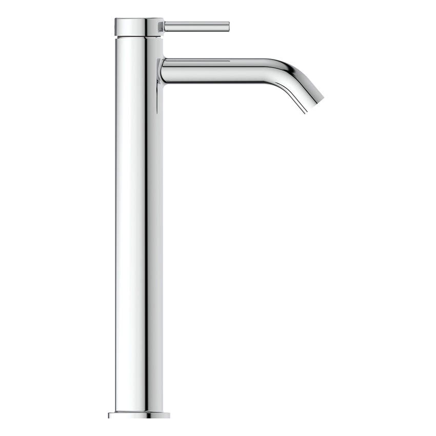 Immagine di Ideal Standard CERALINE miscelatore monocomando H.31 cm per lavabo, con piletta Click-Clack, con sistema BlueStart, finitura cromo BD960AA