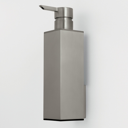 Immagine di Colombo Design MINIQ spandisapone 0,15 litri a parete, finitura stainless steel B9343HPS/SS