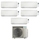 Daikin STYLISH R32 Climatizzatore a parete penta split inverter Wi-Fi bianco | unità esterna 7.8 kW unità interne 5000+5000+5000+15000+15000 BTU 5MXM90A9+CTXA[15|15|15]AW+FTXA[42|42]AW