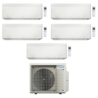 Immagine di Daikin STYLISH R32 Climatizzatore a parete penta split inverter Wi-Fi bianco | unità esterna 7.8 kW unità interne 5000+7000+7000+12000+12000 BTU 5MXM90A9+CTXA[15]AW+FTXA[20|20|35|35]AW