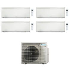 Immagine di Daikin STYLISH R32 Climatizzatore a parete quadri split inverter Wi-Fi bianco | unità esterna 7.4 kW unità interne 5000+5000+12000+12000 BTU 4MXM80A9+CTXA[15|15]AW+FTXA[35|35]AW