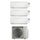 Daikin STYLISH R32 Climatizzatore a parete trial split inverter Wi-Fi bianco | unità esterna 6.8 kW unità interne 7000+7000+18000 BTU 3MXM68A9+FTXA[20|20|50]AW