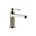Immagine di Gessi VENTI20 miscelatore lavabo H.17 cm, senza scarico e flessibili di collegamento, finitura nickel PVD 65002#720