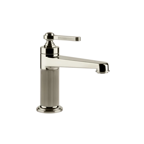 Immagine di Gessi VENTI20 miscelatore lavabo H.17 cm, senza scarico e flessibili di collegamento, finitura nickel PVD 65002#720