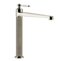 Immagine di Gessi VENTI20 miscelatore lavabo H.32 cm, senza scarico e flessibili di collegamento, finitura nickel PVD 65004#720