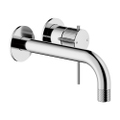 Immagine di Nobili RESPIRO miscelatore monocomando a parete P.20 cm per lavabo, senza scarico e senza corpo incasso, finitura cromo RS131199/1CR