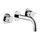 Nobili RESPIRO batteria 3 fori P.15 cm a parete per lavabo, senza scarico e senza corpo incasso, finitura cromo RS131298/ECR