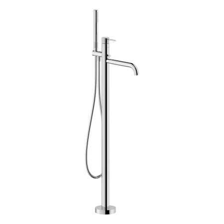 Immagine di Nobili RESPIRO miscelatore monocomando per vasca, a 2 vie, con deviaotre, doccetta e flessibile, senza corpo incasso, finitura cromo WE00180/RSCR