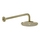 Gessi INCISO SHOWER soffione anticalcare rotondo Ø 20 cm, orientabile, finitura brushed brass PVD 58148#727