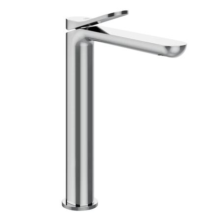 Immagine di Gessi VIA MERAVIGLI miscelatore monocomando H.30 cm per lavabo, senza scarico e flessibili, finitura cromo 56004#031