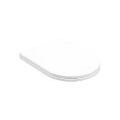 Immagine di Cielo ENJOY SLIM coprivaso in termoindurente, a discesa rallentata, con cerniere a sgancio rapido, colore bianco finitura lucido CPVEJNEWF