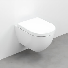Immagine di Cielo ENJOY vaso sospeso, senza brida e senza sedile, completo di fissaggi, colore bianco finitura lucido EJVSK