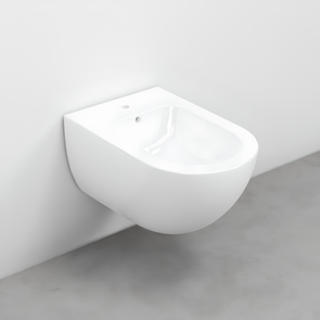 Immagine di Cielo ENJOY bidet sospeso monoforo, con troppopieno, completo di fissaggio, colore bianco finitura lucido EJBS