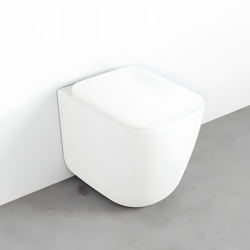 Immagine di Cielo ERA set completo sanitari a pavimento vaso rimless, sedile a discesa rallentata, bidet monoforo con troppopieno, colore talco finitura opaco ERVAKTL+CPVERTFTL+ERBITL