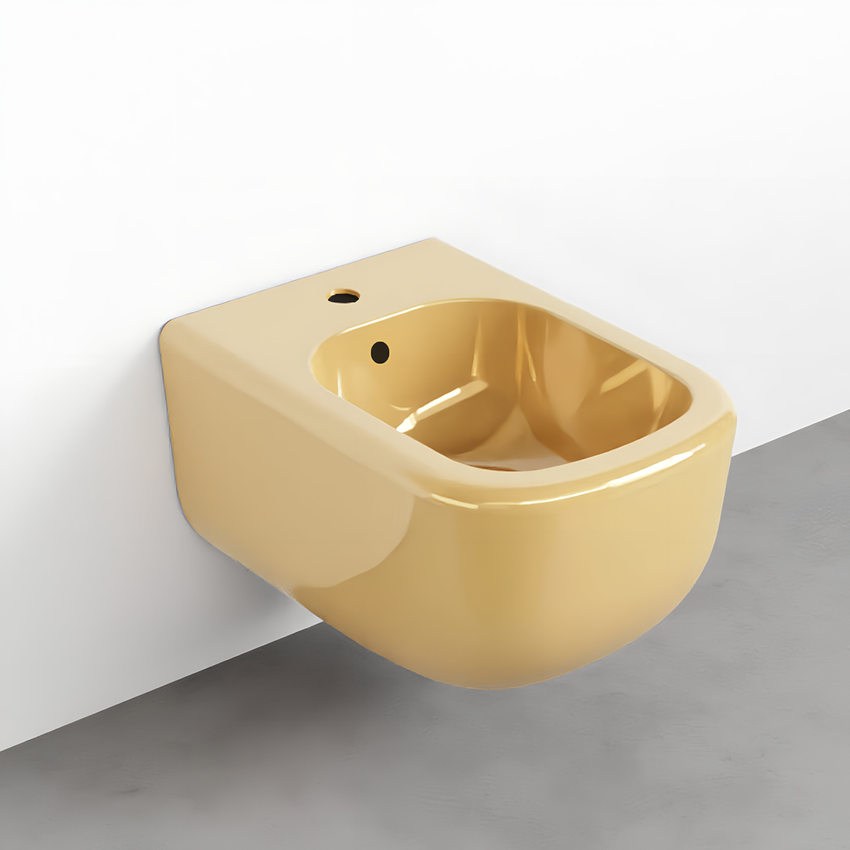 Immagine di Cielo ERA set completo sanitari sospesi vaso rimless, sedile a discesa rallentata, bidet monoforo con troppopieno, colore anemone finitura lucido ERVSKAN+CPVERTFAM+ERBSAN