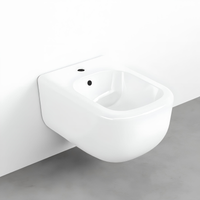 Immagine di Cielo ERA bidet sospeso monoforo, con troppopieno, completo di fissaggio, colore bianco finitura lucido ERBS