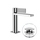 Gessi INVERSO DIAMANTATO miscelatore lavabo H.18 cm, con piletta Stop&Go e flessibili, finitura cromo 73651#031