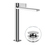 Immagine di Gessi INVERSO RIGATO miscelatore lavabo alto H.32 cm, con piletta Stop&Go e flessibili, finitura cromo 73553#031