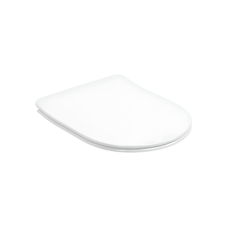 Immagine di Cielo MARE coprivaso in termoindurente, a discesa rallentata, con cerniere a sgancio rapido, colore bianco finitura lucido CPVMRTF