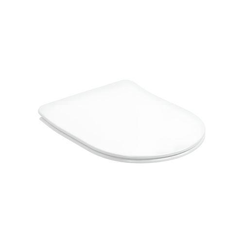 Immagine di Cielo MARE coprivaso in termoindurente, a discesa rallentata, con cerniere a sgancio rapido, colore bianco finitura lucido CPVMRTF