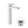 Nobili LOOP miscelatore per bacinella H.28 cm, con scarico push, finitura cromo LP90128/2CR