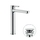 Nobili ABC miscelatore monocomando per bacinella H.27 cm, con limitatore di portata, con scarico push, finitura cromo AB87128/2CR