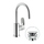 Nobili YOYO miscelatore monocomando lavabo H.27 P.13.5 cm, con scarico push e limitatore di portata, finitura cromo YO126338/2CR