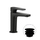 Nobili YOYO miscelatore monocomando lavabo H.15.5 P.11.1 cm, a risparmio energetico, con scarico push e limitatore di portata, finitura velvet black YO126118/2BM