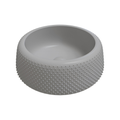Immagine di Flaminia FALALA lavabo rotondo da appoggio Ø 46 cm, senza bordo per rubinetteria e troppopieno, colore cenere finitura opaco FA46ACEN