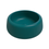 Immagine di Flaminia FALALA lavabo rotondo da appoggio Ø 46 cm, senza bordo per rubinetteria e troppopieno, colore petrolio finitura opaco FA46APET