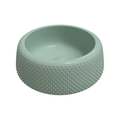 Immagine di Flaminia FALALA lavabo rotondo da appoggio Ø 46 cm, senza bordo per rubinetteria e troppopieno, colore menta finitura opaco FA46AME