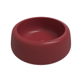 Immagine di Flaminia FALALA lavabo rotondo da appoggio Ø 46 cm, senza bordo per rubinetteria e troppopieno, colore rosso rubens finitura lucido FA46ARRU