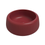 Immagine di Flaminia FALALA lavabo rotondo da appoggio Ø 46 cm, senza bordo per rubinetteria e troppopieno, colore rosso rubens finitura lucido FA46ARRU
