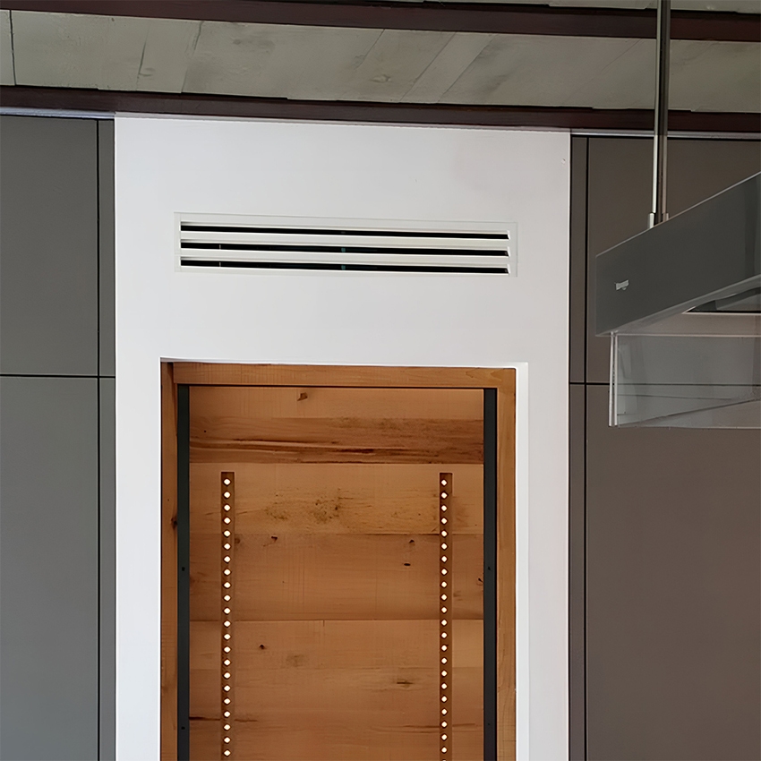 Immagine di Air Control Diffusore di mandata lineare L.100 cm, con 3 feritoie, colore bianco DLF20-1000-3F