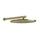 Gessi 316 SHOWER soffione a parete orientabile, finitura brass brushed PVD 54148#727