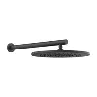 Immagine di Gessi 316 SHOWER soffione a parete orientabile, finitura matte black 54148#299