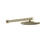 Immagine di Gessi 316 SHOWER soffione rotondo Ø 22 cm, a parete, orientabile, finitura brass brushed PVD 54149#727