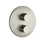 Immagine di Gessi VIA TORTONA miscelatore termostatico per doccia, a parete, senza corpo incasso, 2 vie, finitura finox brushed nickel 38777#149